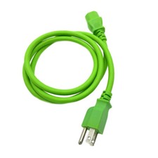 4 Ft Green AC Cable for LENOVO MONITOR L192P Replacement Cable