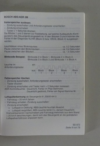 Tabellenbuch Nutzfahrzeuge MAN Fehlercodes LKW + Bus Stand 01/2002 - Picture 3 of 4