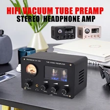 Mini Hi-Fi Vacuum Tube Preamp Stereo for Turntable Stereo Record Player Amp