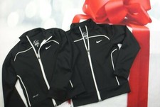 NIKE TWINS Boy Jacket Sweatshirt Black Size Small