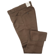 Flying Cross by Fechheimer Pants Size 28 Raw Hem Brown NEW