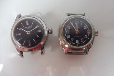 2 Anker Uhren ,  schöne ,alte Armbanduhren  , Handaufzug