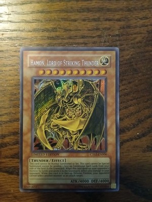 Hamon, Lord of Striking Thunder CT03-EN006 Secret Rare Limited Edition Card