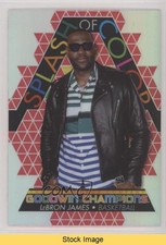 2022 Upper Deck Goodwin Champions Rainbow Red LeBron James #SCP33 READ 5x5