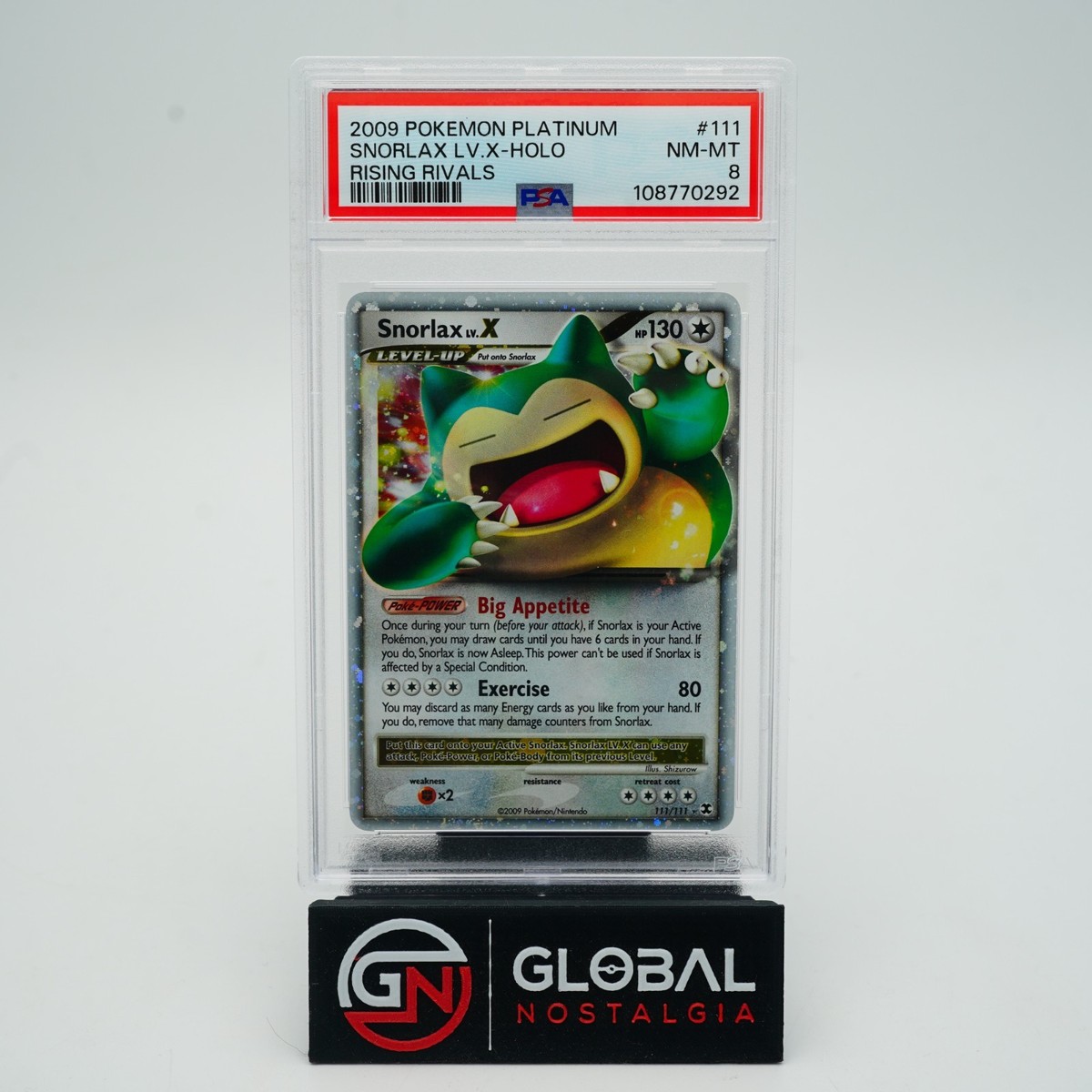 Snorlax Lv.X 111/111 Rising Rivals Holo for sale online | eBay