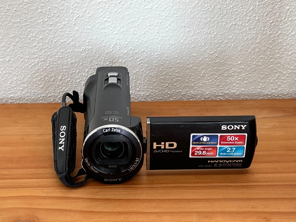 Sony Handycam HDR-CX280E Camcorder Full HD Videokamera Kamera Digi Cam schwarz - Bild 4 von 4