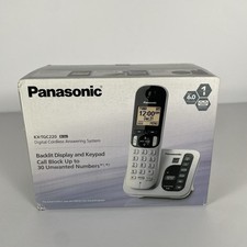 Panasonic DECT Digital Cordless Phone with Answering Machine KX-TGC220 New