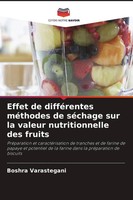Boshra Varastegani | Effet De DifféRentes MéThodes De SéChage Sur La Valeur...