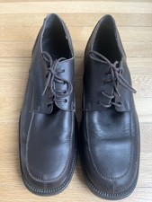 J.Crew Men s Brown Leather Tie-Up Dress Shoes - Size 12 - Excellent Condition