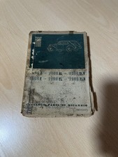 CATALOGO PARTI DI RICAMBIO FIAT 1100B 1100BL 1100BLR 1100E 1100EL 1100ELR