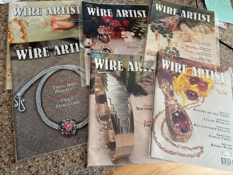 Wire Artist Jeweller Magazine, Lot Of 6, 2000- 2002