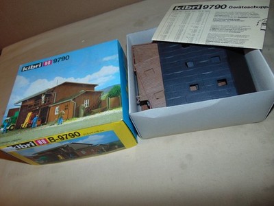 KIBRI HO 9790 WAREHOUSE ANNEX BUILDING + BOX - UNBUILT KIT