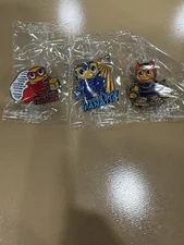 NEW! AMZL Amazon Employee Peccy Pins!  Lot Of 3. MSD Super hero’s.