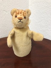 Steiff Early Postwar Wool Plush Young Lion Lowe Cub Hand Puppet USZT RARE