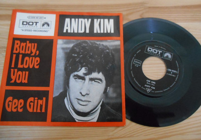 7'' Pop Andy Kim - Baby,  I Love You (2 Song) DOT PARAMOUNT