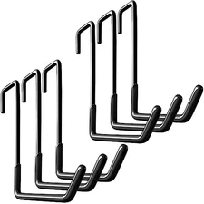 Rafter Hanger Hook Garage Bike Hooks Ladder Hanger Large S Hooks for 1 Black