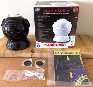 Eastcolight Planetarium Projector Bluetooth Speaker 12 Zodiac Star Map Open Box