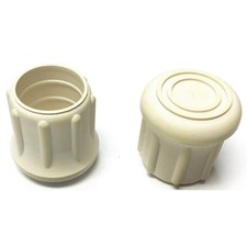 GRAINGER APPROVED LTB 21W/W Furniture Protective Leg Tips,1 1/8"Dia 18AE06