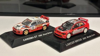 1/64 CM's CMS Rally Car Mitsubishi Lancer Evolution V & WRC05 2 cars No Box