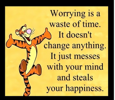 #ad Worrying Is A Waste Of Time Doesn#x27;t Change Anything Tigger Refrigerator MAGNET $4.98