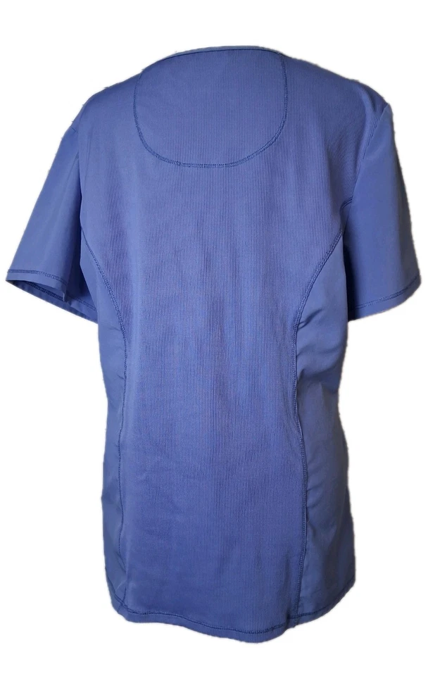 Women’s Cherokee Infinity Scrub Top - Ceil Blue - Size Large - Image 2 of 4