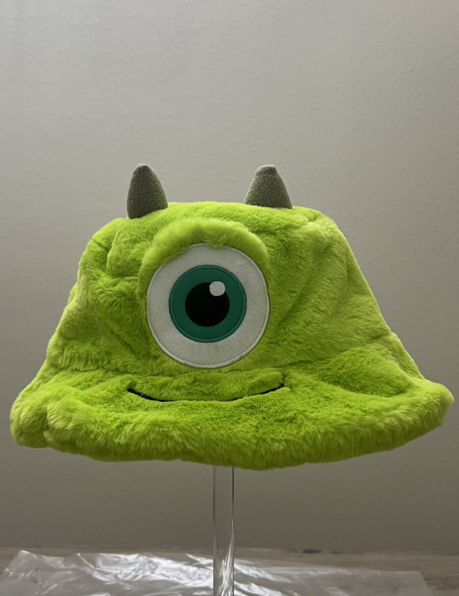 Japan Tokyo Disney Fluffy Bucket Hat Monsters Inc. Mike  display picture 2