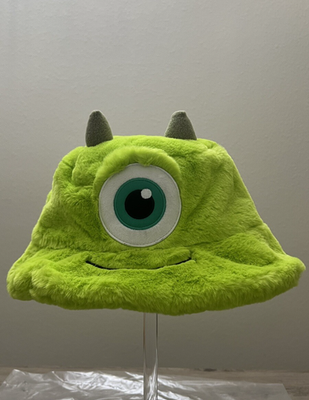 Japan Tokyo Disney Fluffy Bucket Hat Monsters Inc. Mike Wazowski