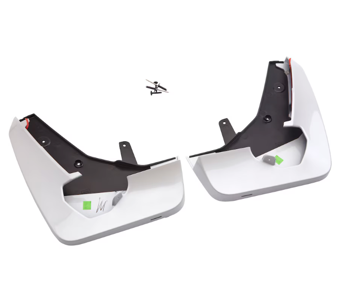 Factory OEM Cadillac Escalade Front Mud Guards Crystal White