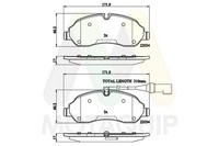 Bremsbelagsatz Scheibenbremse Motaquip LVXL1791 FüR Ford Transit V363 FCD FDD F3