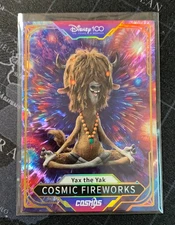 Kakawow Disney Cosmos Yax the Yak fireworks card NEW rare CDQ-DZ-38 Zootopia