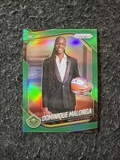 2025 Panini Prizm WNBA Dominique Malonga Green Prizm Variation #144 (RC)