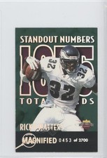 1997 Score Board Playbook Standout Numbers Magnified Silver Ricky Watters 0q3