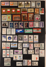 Poland - 1960 -1970  - Nice lot 63 MNH stamps, VF.