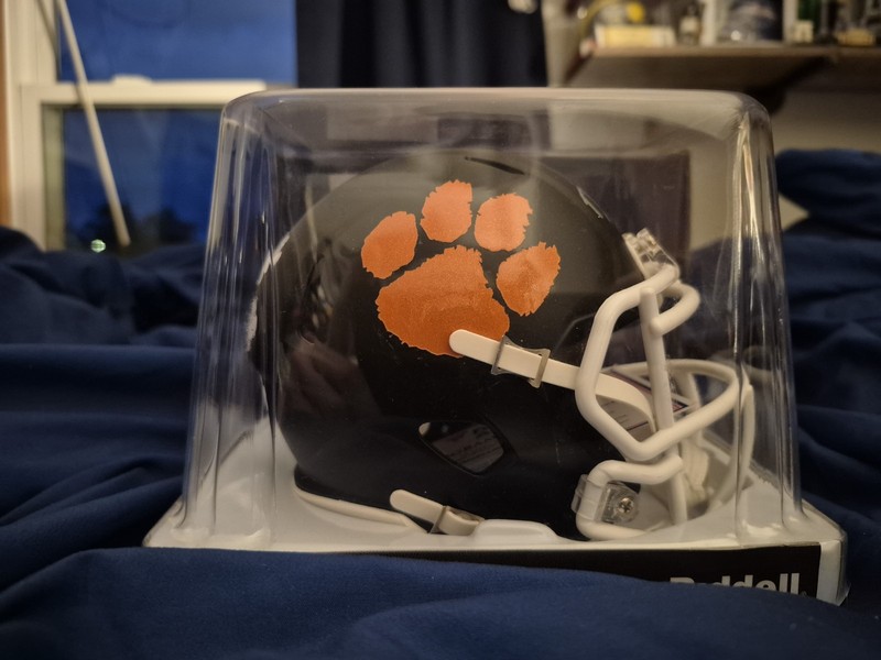 Clemson Tigers Custom Signed Mini Helmet - Deshaun Watson Fanatics COA