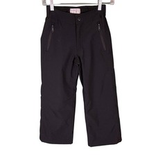 Abercrombie Kids Girls 7-8 Insulated Ski Snow Pants Ajustable Waist Black