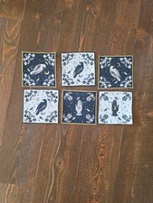 anthropologie Lauren Mckintosh Lot a cocktail Napkins Halloween 