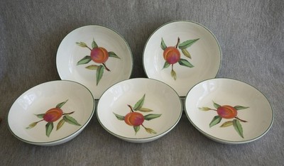 Royal Worcester EVESHAM VALE Dinnerware - 5 FRUIT or DESSERT BOWLS - 5 5/8 in.
