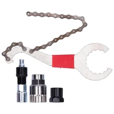 3 in 1 Bike Repair Kit Cassette Removal Tool Chain Whip Bicycle Sprocket Remover