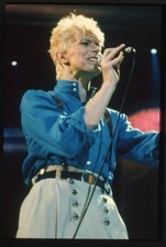 David Bowie 1980's Singing Concert Photo Shoot Rare Original 35mm Transparency