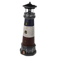  Solar Lights Nautical Lighthouse Art Decor Solar Powered Garden Lighthouse 