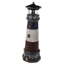  Solar Lights Nautical Lighthouse Art Decor Solar Powered Garden Lighthouse 