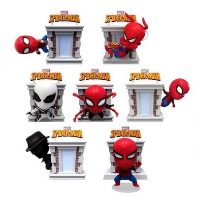 Marvel Hero Box Tower Series Minifiguren Spider-Man 8 cm YuMe Toys