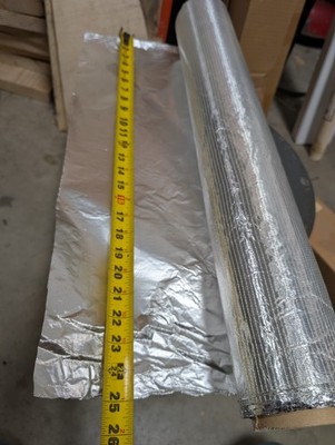 2'x3' Less EMF Aluminum Fabric RF RFID Shielding Wallpaper EMI Isolation Charity
