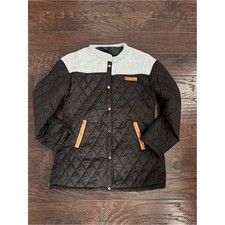 NWOT Chic Quilted Utility Jacket Women's Large(Runs Small) Black