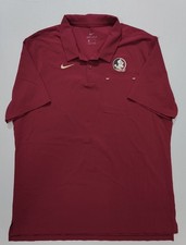 Nike Men's Maroon Florida State Seminoles Polo Shirt Size XL