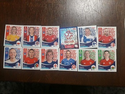 Topps UEFA Women s Euro EM Switzerland 2025 Sticker   12 Stück