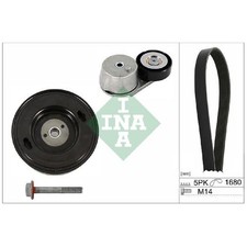 Keilrippenriemensatz für Opel Astra K B16 Corsa E X15 | 24231315