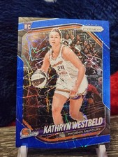 2025 Panini Prizm WNBA Kathryn Westbeld #29 Rookie Blue Velocity Mystics
