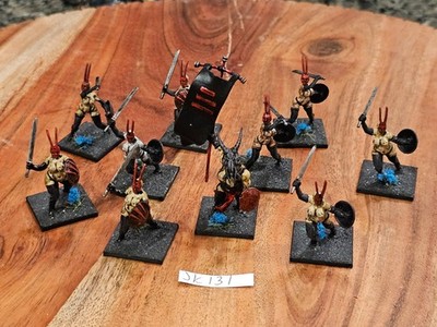 Cool Mini or Not Wrath of Kings House Nasier Pelegarth Warriors Painted x10