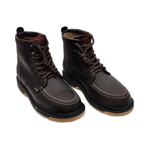 Herren Beste Arbeitsstiefel Schnürsenkel Leder Öl Wasser Rutschfest Größe 7-12 DB1683 - Bild 17 von 40